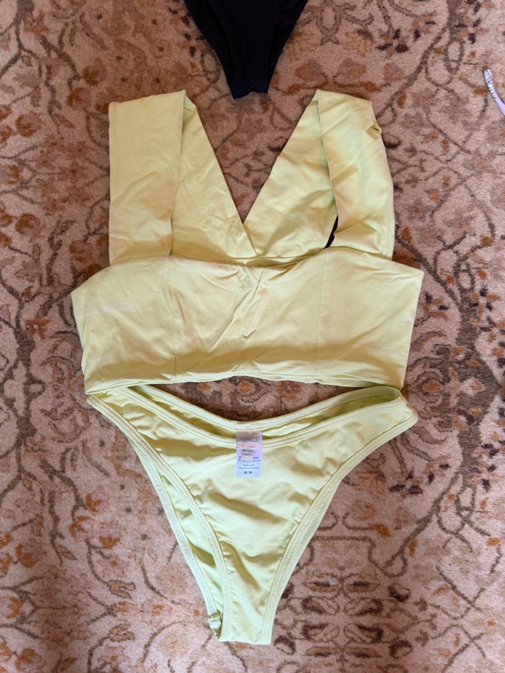 l*space Lemon Lime V-Neck Bikini Set